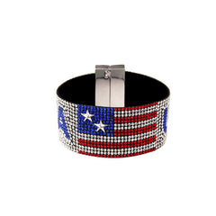 USA American Hot Rhinestone Bracelet Bracelet