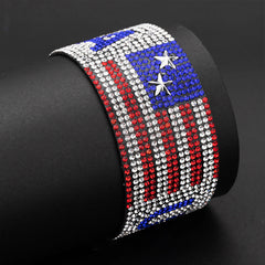 USA American Hot Rhinestone Bracelet Bracelet